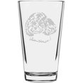 thumbnail image 1 of Toy Poodle Dog Themed Etched All Purpose 16oz Libbey Pint Glass, 1 of 1
