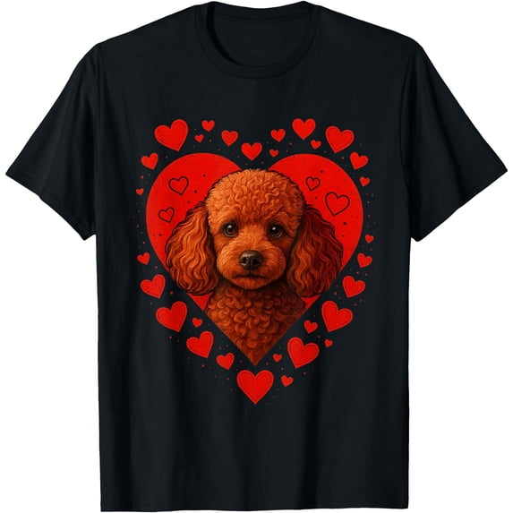 Toy Poodle Love Heart For Valentines On Poodle Lover Classic Theme ...