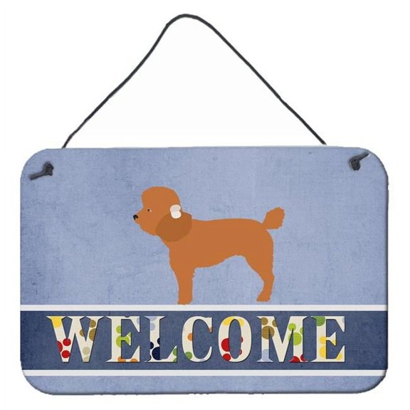 Toy Poodle Welcome Wall or Door Hanging Prints