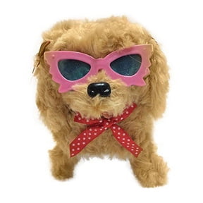 Toy Puppy Battery Operated Walking & Tail Wagging Plush Dog - Colors May Vary