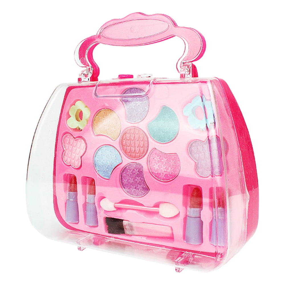 Toy Purse for Little Girls Little Girl Purse with Makeup, Smartphone, Wallet, Keys, Credit