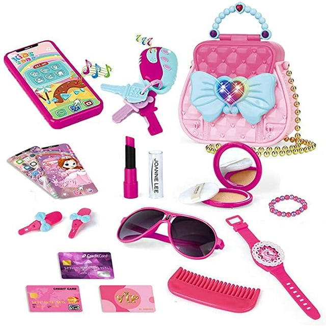 Toy Purse Pretend My First Purse Princess Set for Girls, Toy Handbag