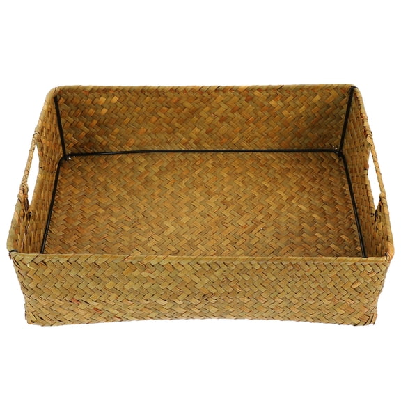 KAKOWELY Multi Purpose Storage Baskets Synthetic Material Home Decor 1Pc 15.72X11.40X5.31In