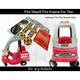 thumbnail image 1 of Toy Replacement Decals Stickers fits Step2 Fire Truck Engine for Two 2 Firetruck Ride-on, 1 of 6