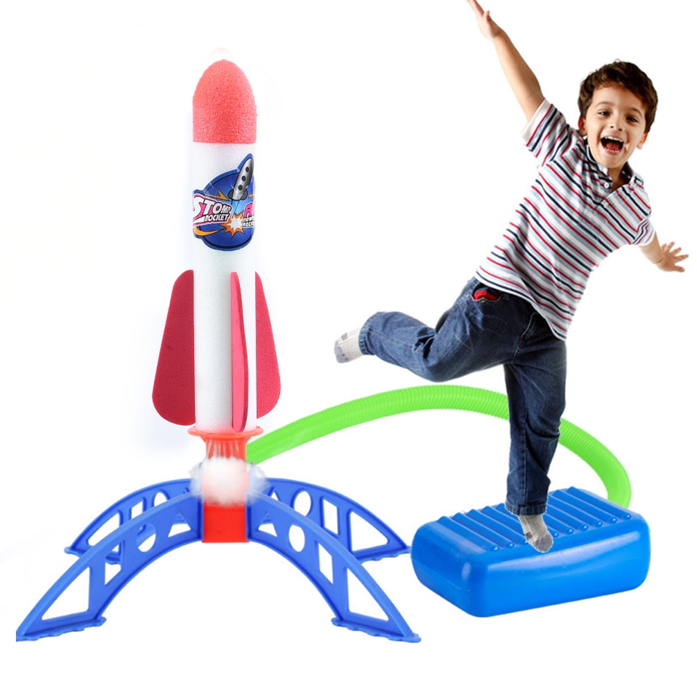 Rocket Launcher Outdoor Toys For Year Old Boy Foam Cannon Stomp