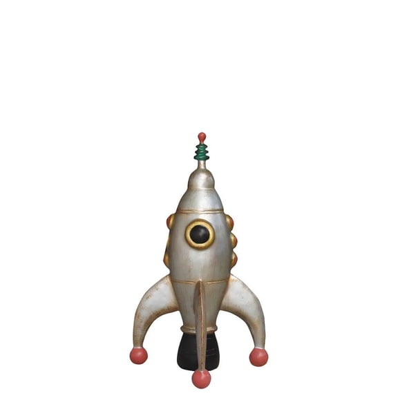 Toy Rocket Over Sized Statue