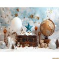 thumbnail image 1 of Toy Room Unicorn Balloons Door Photography Backdrops Lighthouse Cloud Moon Baby Birthday Party Photo Studio Background ET-02, 1 of 5