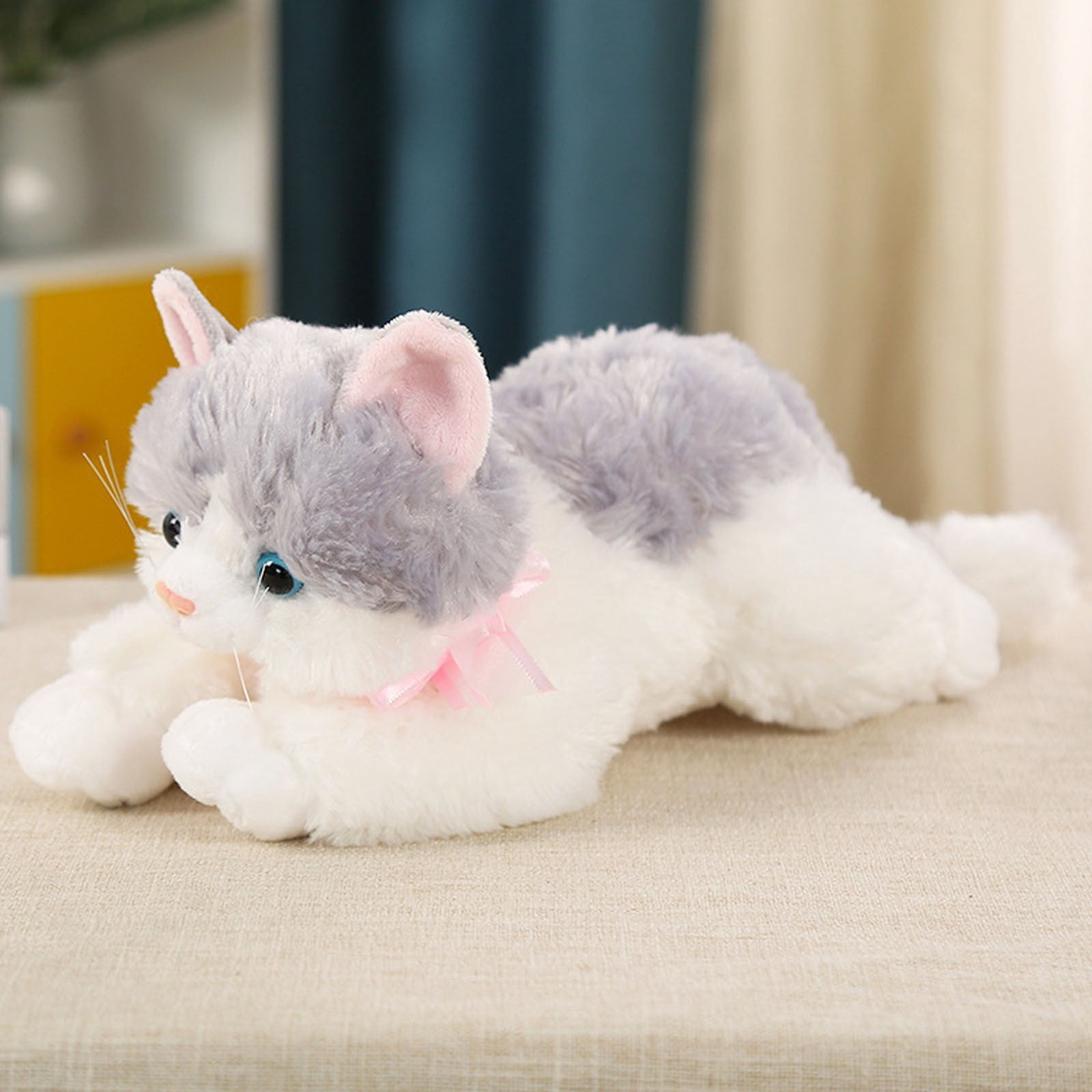 Toy Soft Toy Realistic Meowing Musical Cat Stuffed Animal Cute Plushie preview