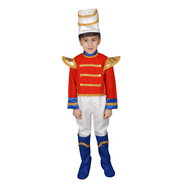 wooden soldier christmas dresses Girl's Toy Soldier Costume Dress | Toy Costumes | Kids | Girls | M | Black/Blue/Red
