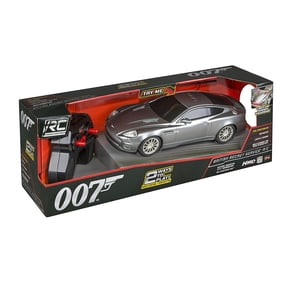 Toy State James Bond R/C Car Aston Martin Vanquish V12 Die Another Day Light and Sound British Secret Service Theme Battery Powered