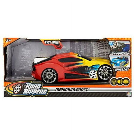 Yellow And Green Toy State Road Rippers Electronic Car Maximum Boost