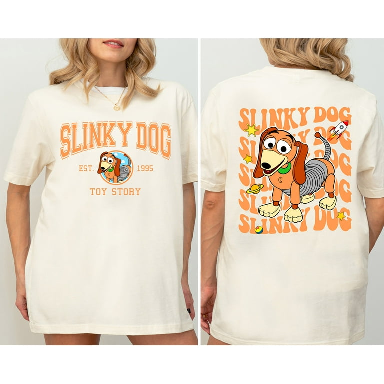 Toy Sto.Ry Slinky Dog Shirt Slinky Dog Birthday Shirt Toy Sto.Ry Matching Shirt Disney Dog Shirt Unisex Tshirt Size 2Xl New Funny Birthday Cotton