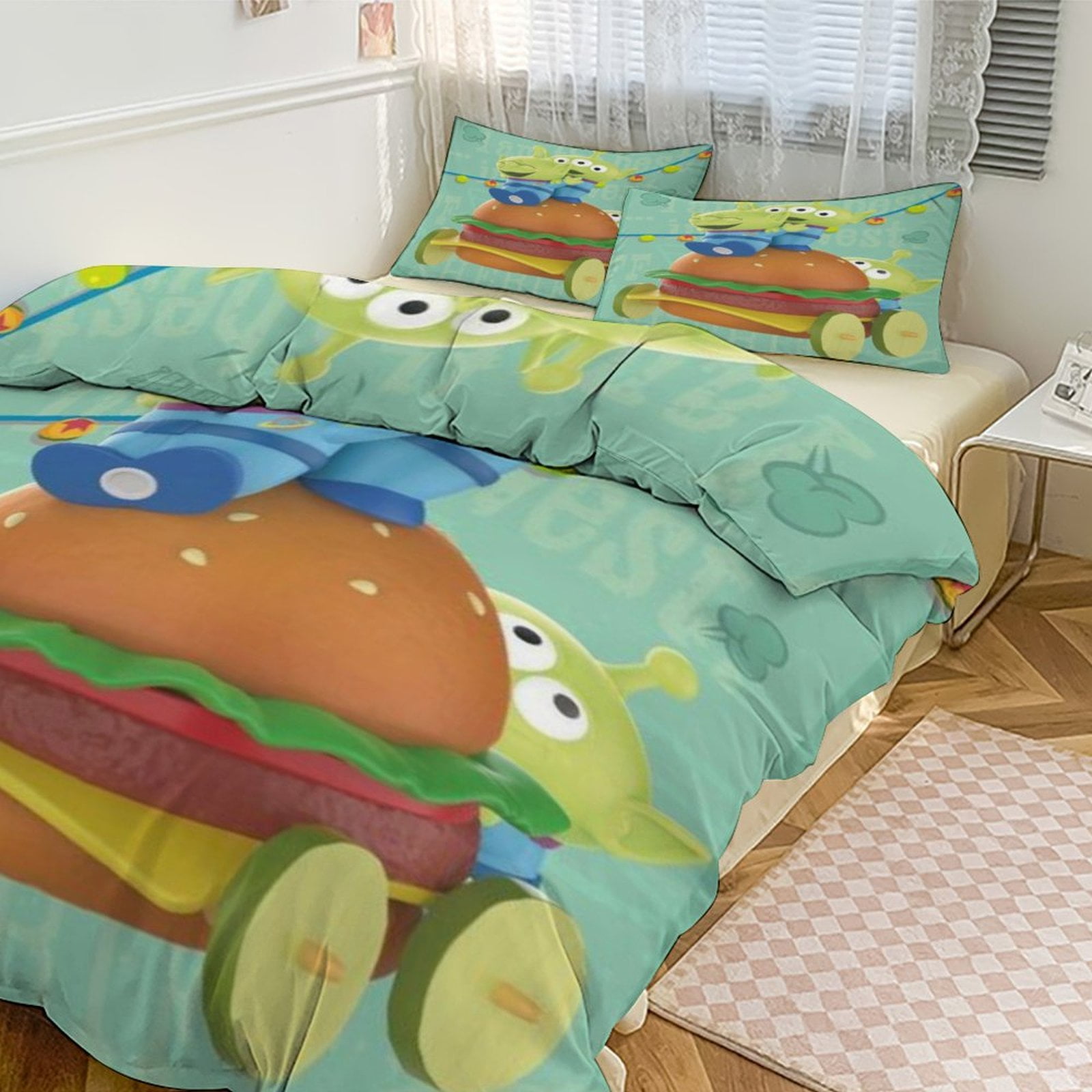 Toy Sto-ry Bedding Set Anime Three-piece for Boys Girls Teens King Toy ...