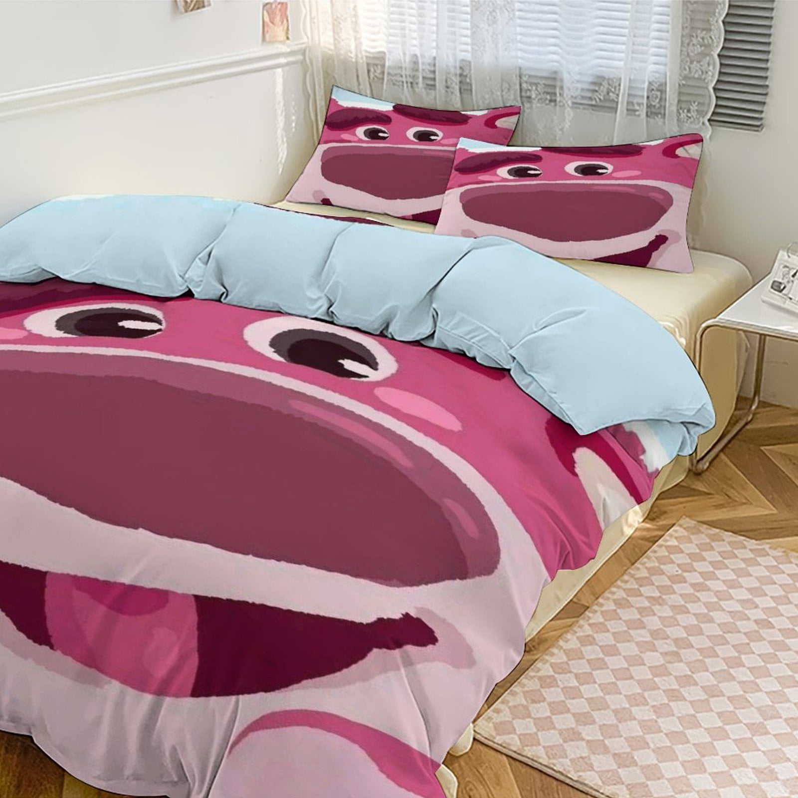 Toy Sto-ry Bedding Set Anime Three-piece for Boys Girls Teens King Toy ...