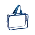 Toy Storage Bag with Zipper, Clear PVC Waterproof Organizer with Sturdy ...