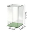 thumbnail image 1 of Toy Storage Box, Transparent Display Case, 4 Pack Clear Plastic Figurine Organizer, Durable Protective Storage Container, Modern Design, Compact Size 5.1x3.1x3.1 Inches, 1 of 6