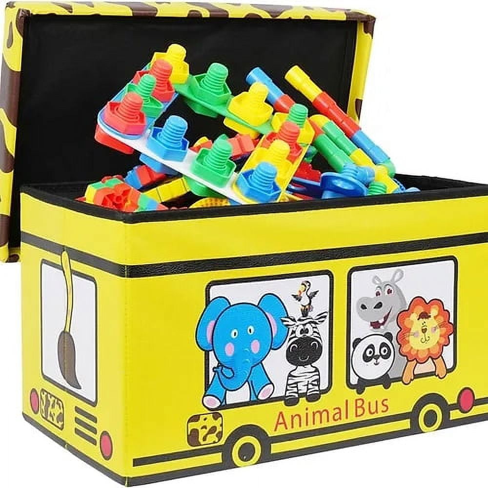 Toy Storage Chest Kids Toy Box, Children Storage Chest & Bench with ...
