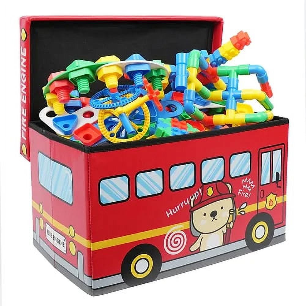 Toy Storage Chest Kids Toy Box, Children Storage Chest & Bench with ...