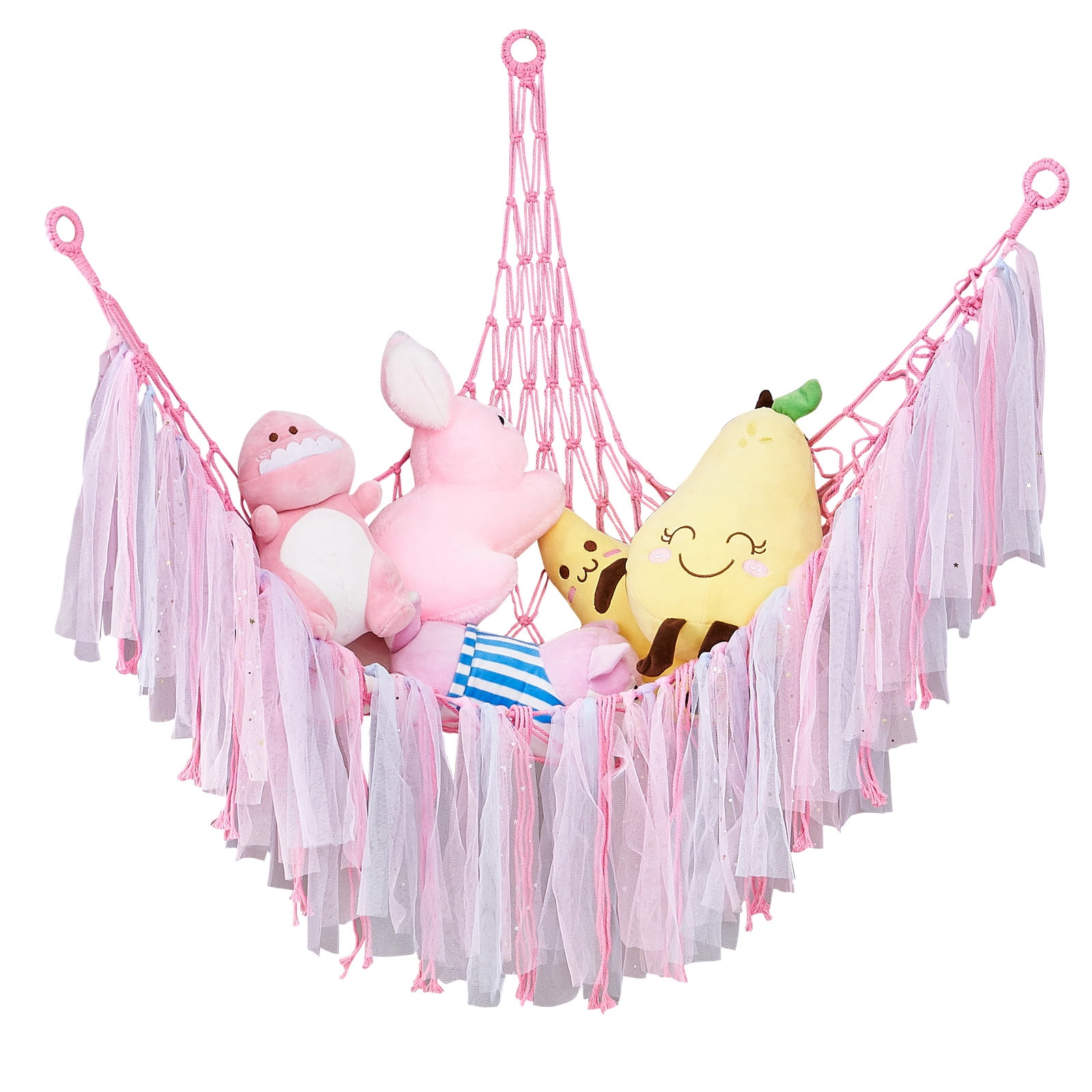 Toy Storage Hammock Stuffed Animal Net Hanging Stuffed Animal Storage