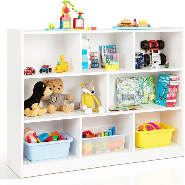 Toy Storage Organizer 8Section Display Shelf for Organizing