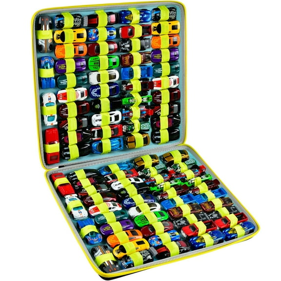 Toy Storage Organizer Case, 88 Car Display Carrying Container Holder (Box Only)