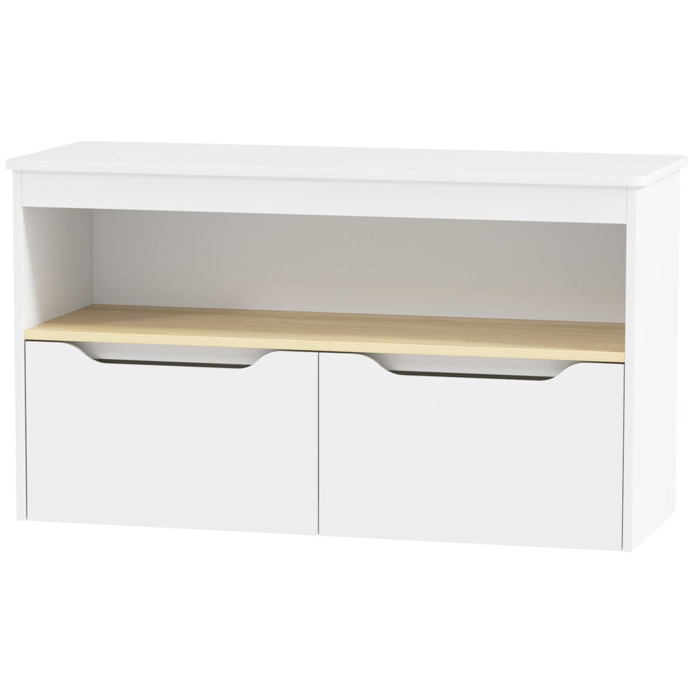Toy Storage Organizer, Kids Bookcase and Toy Shelf with 2 Drawers ...