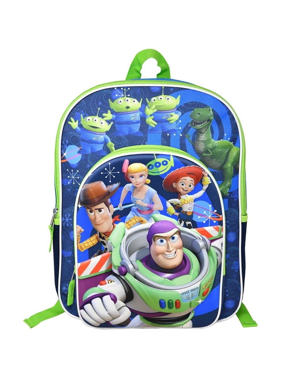 Toy Story 16" Backpack with Molded Front Pocket & Printed Straps