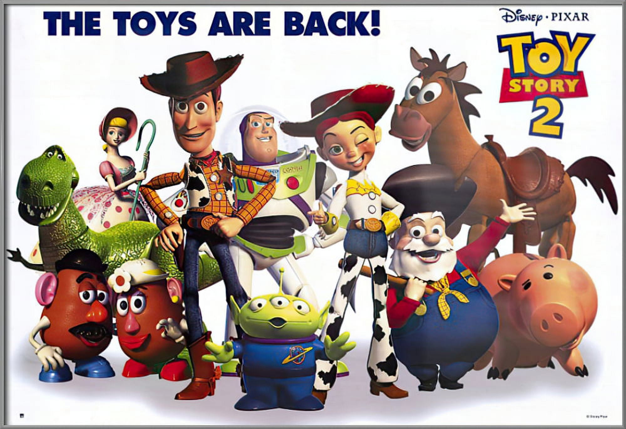 ポスター Toy story2 1999 Toy Story 2 Movie Poster Print Woody Buzz Lightyear