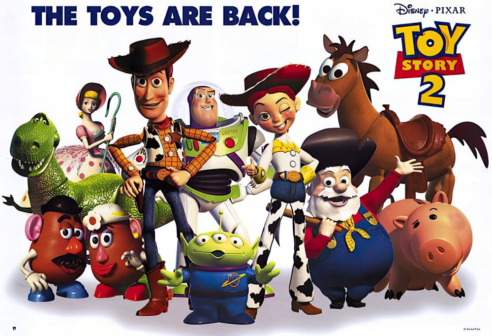 Toy Story Pixar Disney Movie Poster Print (The Gang All