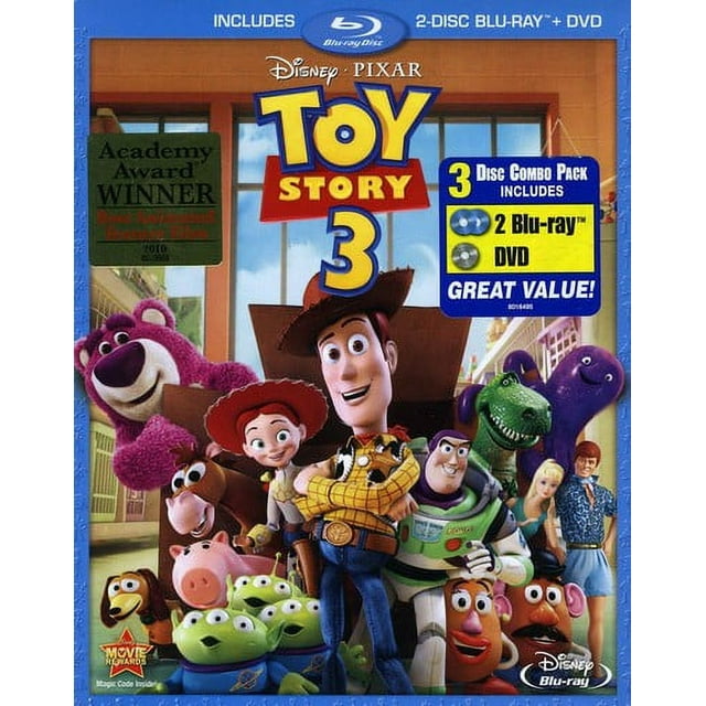 Toy Story 3  [BLU-RAY] With DVD, Widescreen, Ac-3/Dolby Digital, Dolby, Digital Theater System, Dubbed, Subtitled