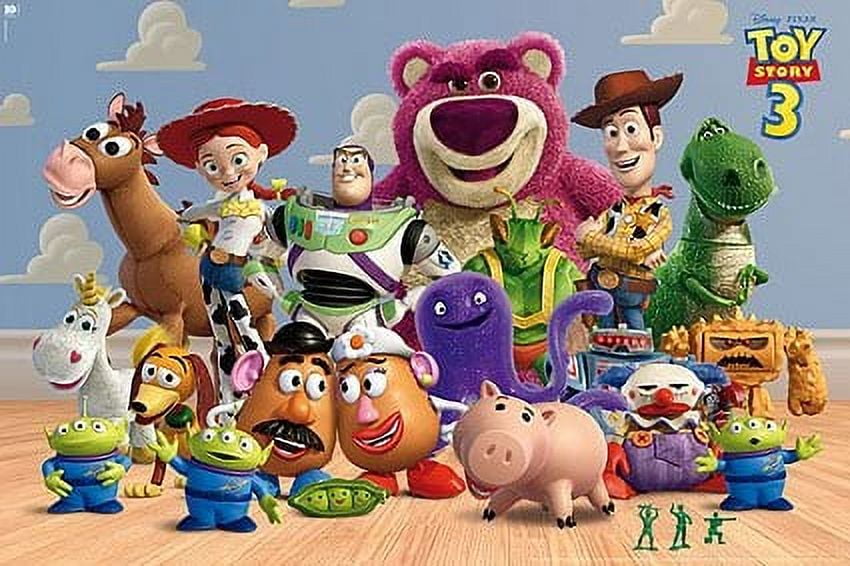 Toy Story 3 Group Laminated Framed Poster 36 x 24