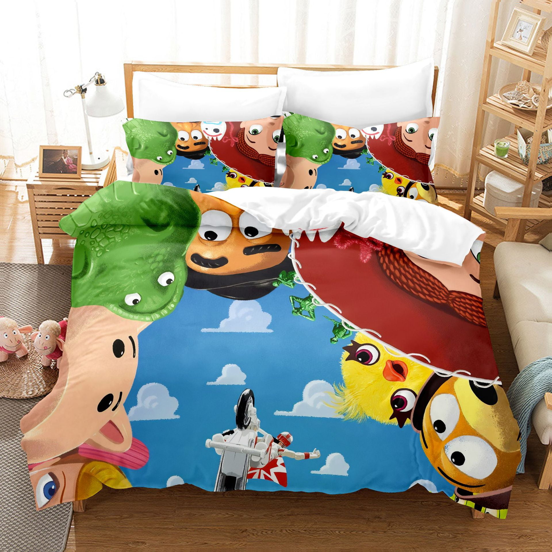 Toy_Story 3 PCS Comforter Set with 2 Pillowcases,Toy_Story Bedding Set ...