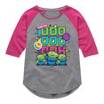 thumbnail image 1 of Toy Story 4 - Aliens Ooo Stacked - Toddler & Youth Girls Raglan Graphic T-Shirt, 1 of 5