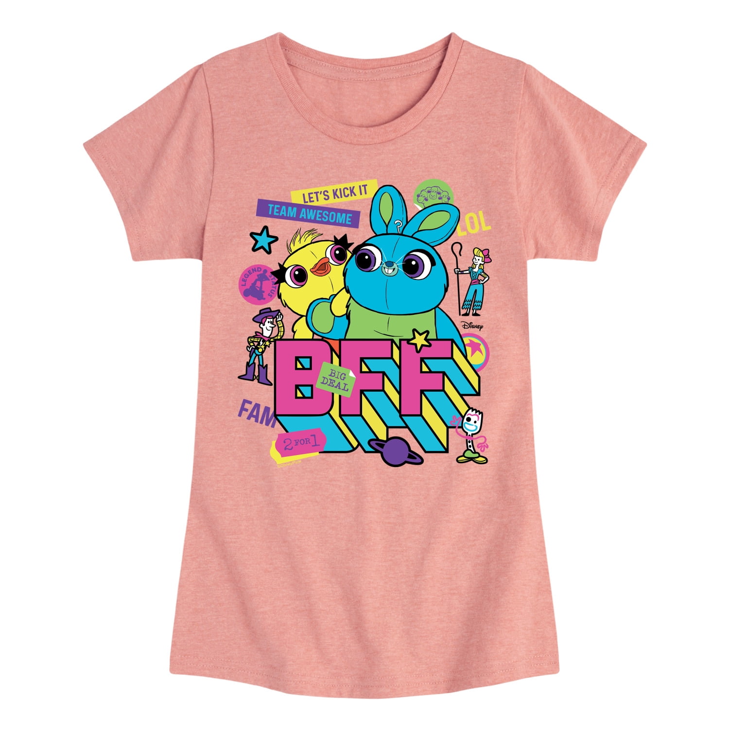 Girls Toy Story Shirt Toy Story Bff Ducky Bunny Toddler Youth