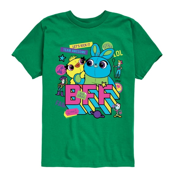 Toy Story 4 - Bff Ducky Bunny - Toddler & Youth Short Sleeve Graphic T-Shirt
