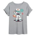 thumbnail image 1 of Toy Story 4 - Buzz And Planets Sketchy - Juniors Ideal Flowy Muscle T-Shirt, 1 of 5
