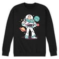 thumbnail image 1 of Toy Story 4 - Buzz And Planets Sketchy - Men's Crew Neck Fleece Pullover, 1 of 4