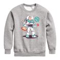 thumbnail image 1 of Toy Story 4 - Buzz And Planets Sketchy - Toddler & Youth Crewneck Fleece Sweatshirt, 1 of 5