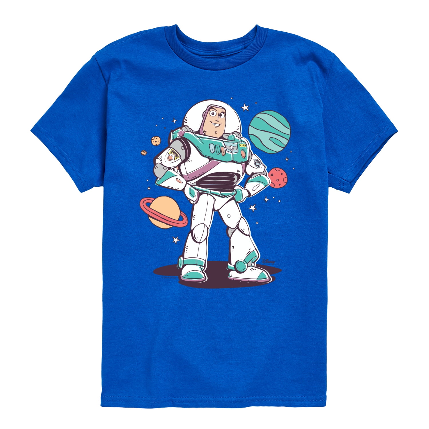 Toy Story 4 Logo With All-over Clouds T-shirt, Male, Extra Large, Blue main image 1