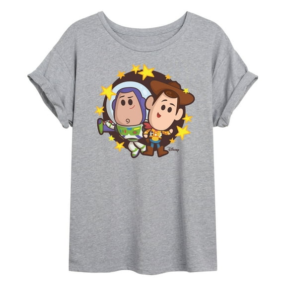 Toy Story 4 - Buzz And Woody - Juniors Ideal Flowy Muscle T-Shirt
