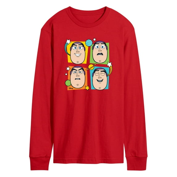 Toy Story 4 - Buzz Grid - Men's Long Sleeve T-Shirt