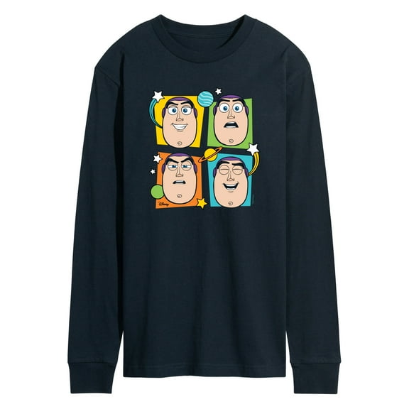 Toy Story 4 - Buzz Grid - Men's Long Sleeve T-Shirt