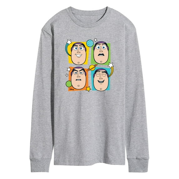 Toy Story 4 - Buzz Grid - Men's Long Sleeve T-Shirt