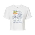 thumbnail image 1 of Toy Story 4 - Buzz Sketches - Juniors Cropped Cotton Blend T-Shirt, 1 of 5