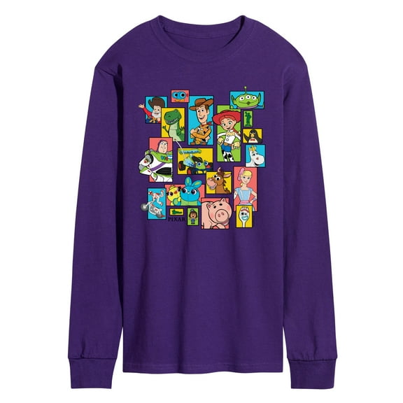 Toy Story 4 - Buzz, Woody, And Friends - Men's Long Sleeve Graphic T-Shirt