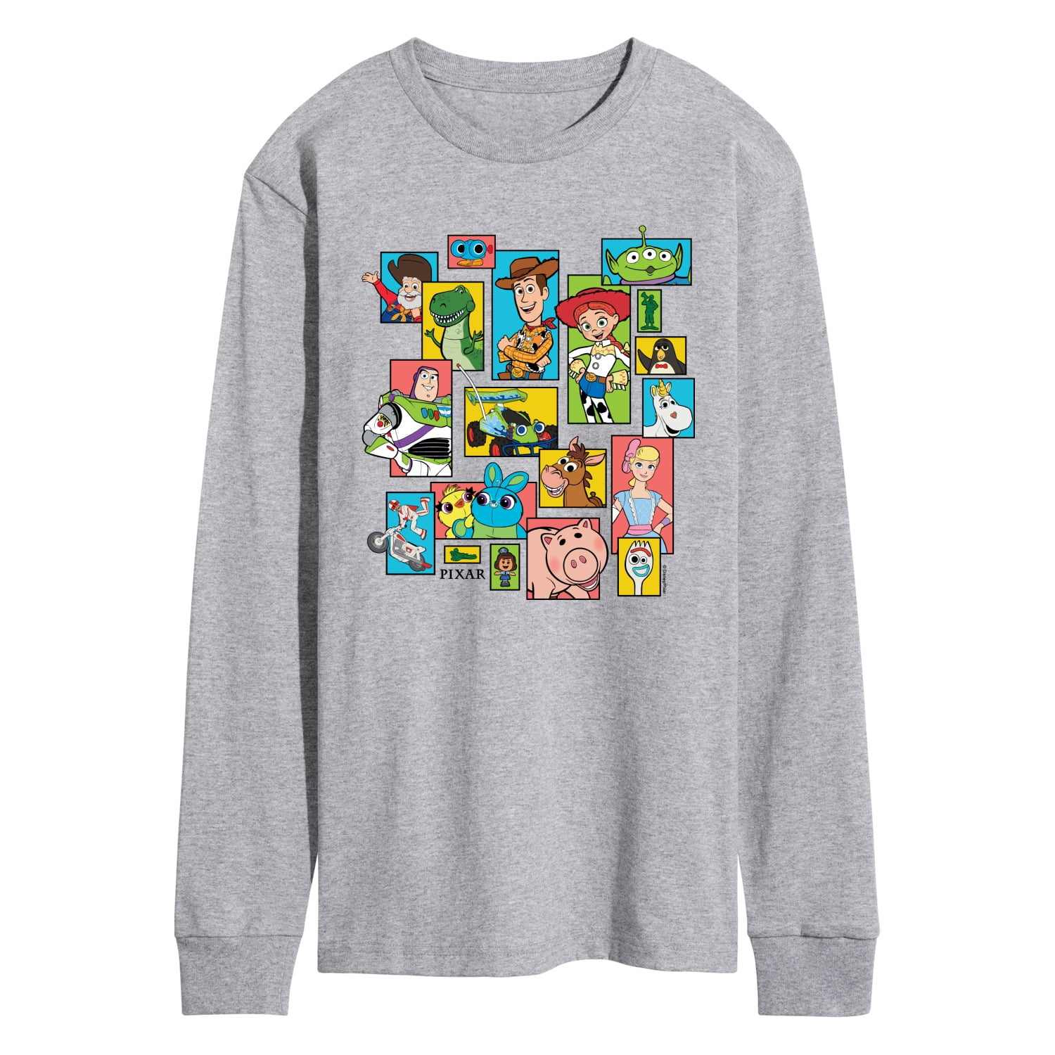 Toy Story 4 - Buzz, Woody, And Friends - Men's Long Sleeve Graphic