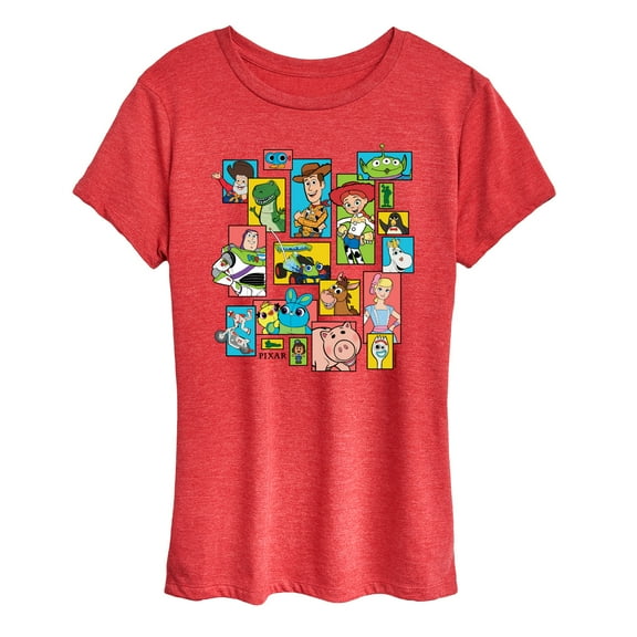 Toy Story 4 - Buzz, Woody, And Friends - Women's Short Sleeve Graphic T-Shirt