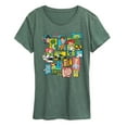 thumbnail image 1 of Toy Story 4 - Buzz, Woody, And Friends - Women's Short Sleeve Graphic T-Shirt, 1 of 4
