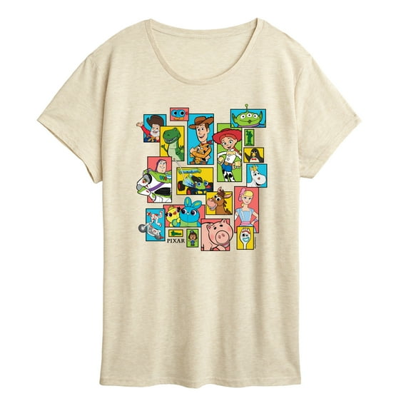 Toy Story 4 - Buzz, Woody, And Friends - Women's Short Sleeve Graphic T-Shirt