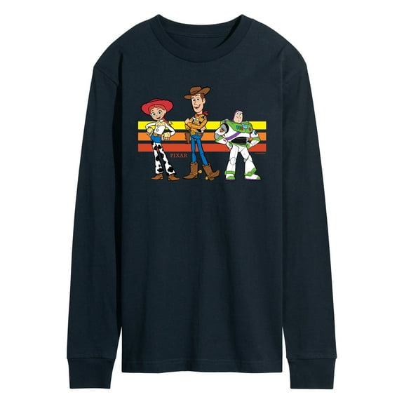 Toy Story 4 - Buzz, Woody, And Jessie - Men's Long Sleeve Graphic T-Shirt